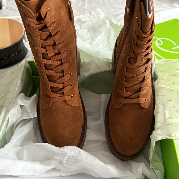 NEW in box SAM EDELMAN evina boot in brown suede size 9.5 - Picture 4 of 5